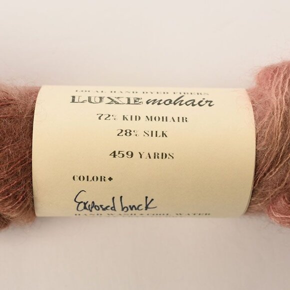 Chelsea Luxe Hand Dyed Yarn Kid Mohair Silk 459 Yards Color Exposed Brick - Picture 2 of 2